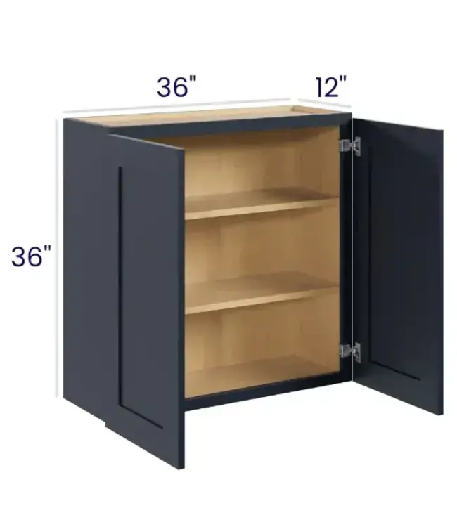 W3636PP | 36" W | 36" H Wall Cabinets - Double Door