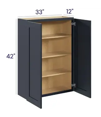W3342PP | 33" W | 42" H Wall Cabinets - Double Door