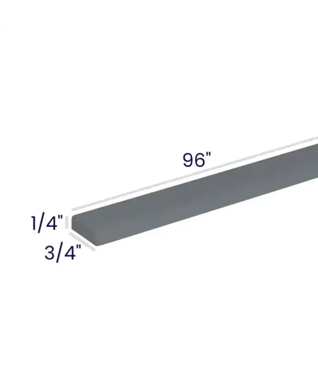 MS96EB | 96" W | 1/4" H  Moldings - Scribe