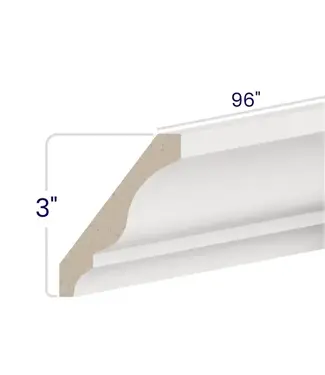 DCM8LP | 96" L | Moldings - Decorative Crown