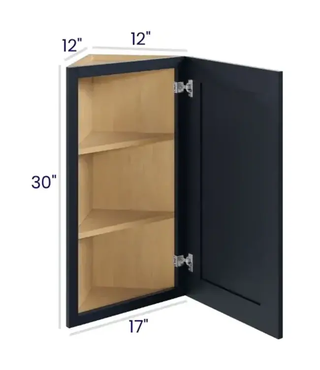 AW1230PP | 12" W | 30" H Angle Wall Cabinets