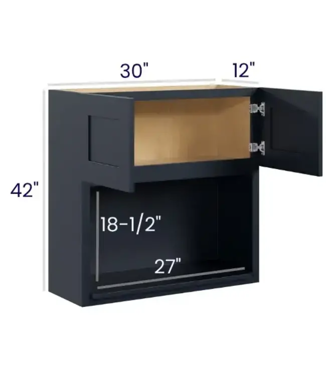 MO3042PP | 30" W | 42" H Microwave Wall Cabinets