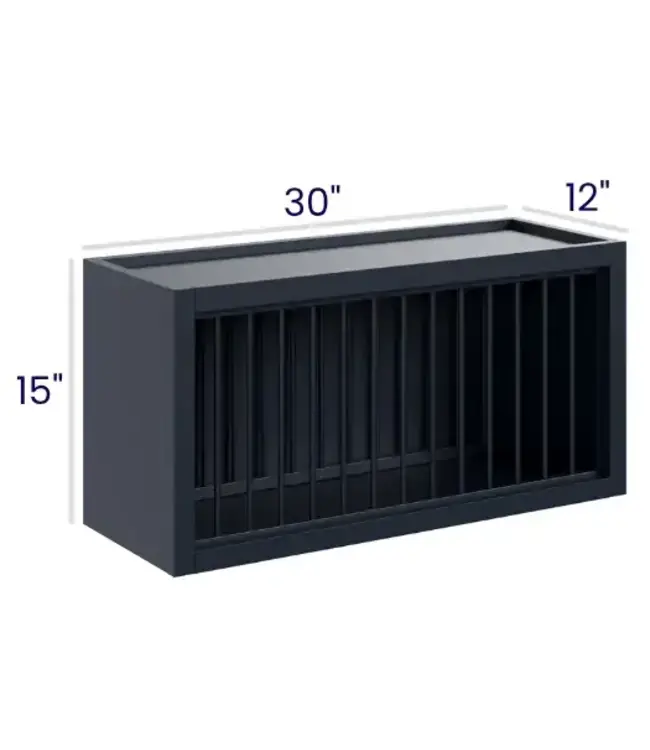 PR3015PP | 30" W | 15" H Plate Rack with Ten Slots
