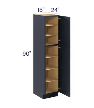 Pantry Cabinets - Single Door - 90"H