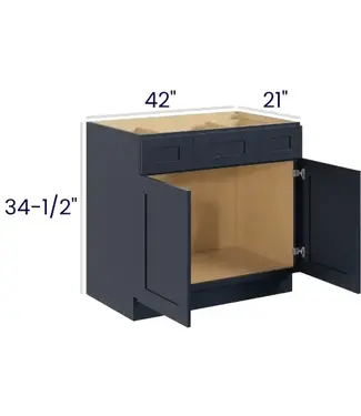 Vanity Sink Drawer Bases 42"W