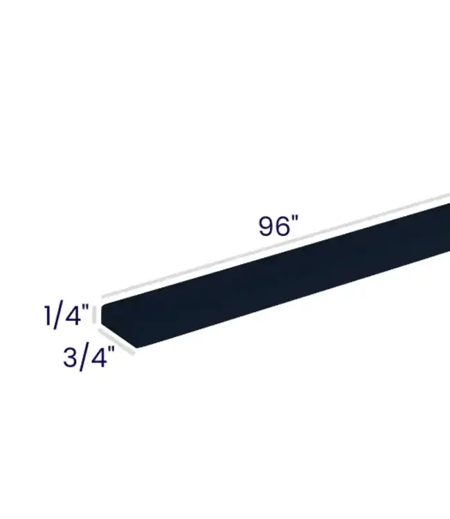 SM8PP | 96" W | 1/4" H  Moldings - Scribe