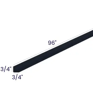 MOC96PP | 96" W | 3/4" H Moldings - Outside Corner