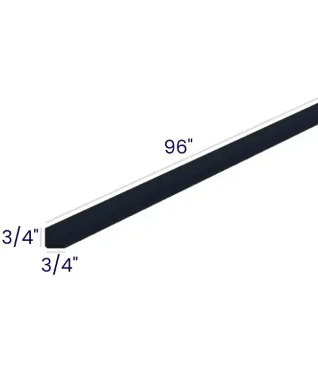MOC96PP | 96" W | 3/4" H Moldings - Outside Corner