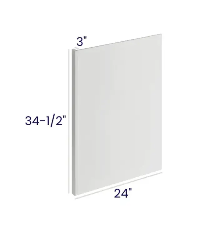 DWR3LP | Panels - Dishwasher with 3" Return