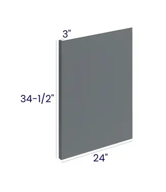 DWR3EB | Panels - Dishwasher with 3" Return