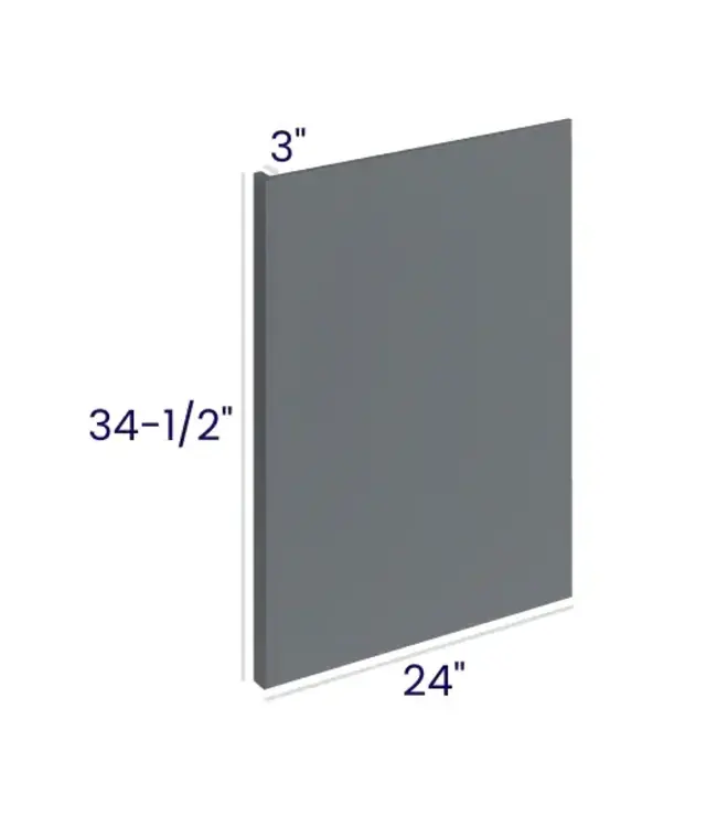 DWR3EB | Panels - Dishwasher with 3" Return