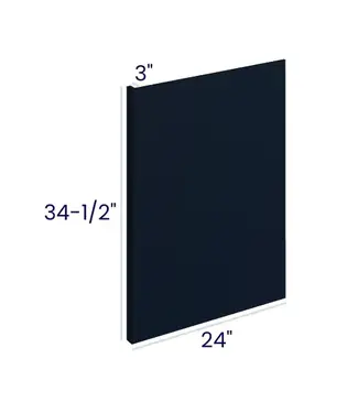 DWR3EB | Panels - Dishwasher with 3" Return
