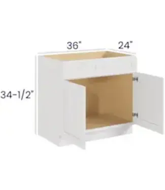 SB36LP | 36" W | 34.5" H Sink Bases