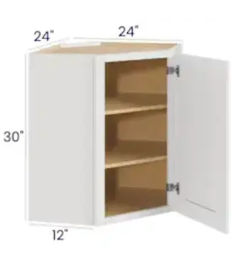 DCW2430LP | 24" W | 30" H Diagonal Corner Wall Cabinets