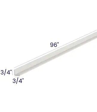 MS96LPTH | 96" W | 11/16" H Moldings - Shoe