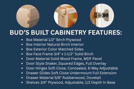 Bud’s Built Cabinetry: Features & Benefits