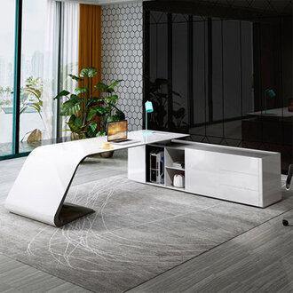 L-Shaped Executive Desk