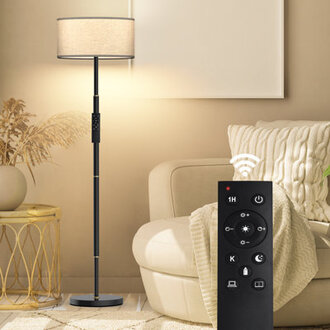 Agripina 63 Traditional Floor Lamp with Remote Control and Bulb Included