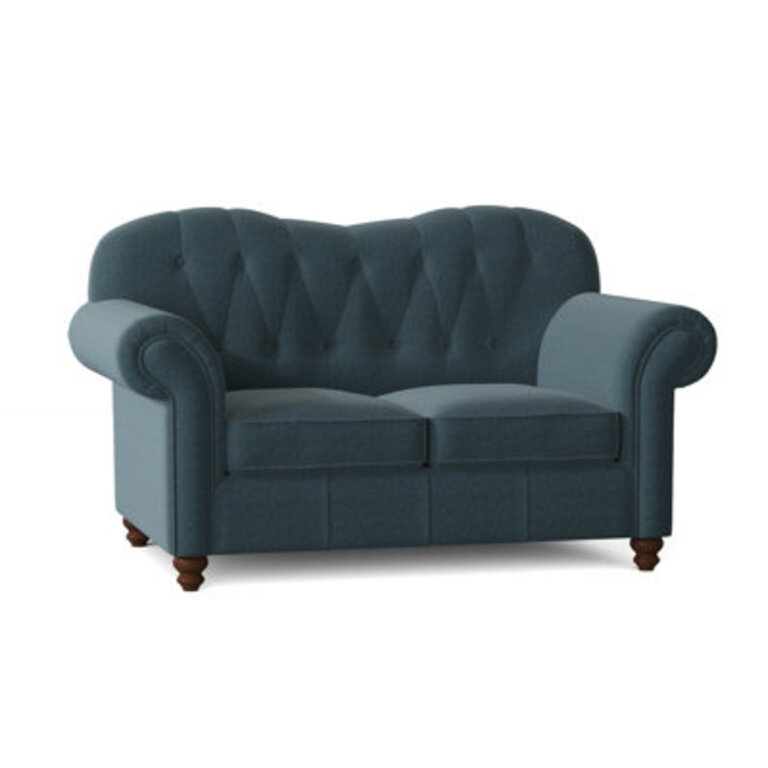 Lucie 69 Rolled Arm Loveseat