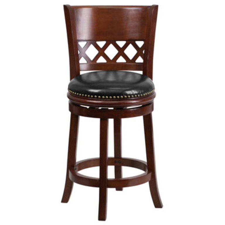24 Swivel Bar Stool with Cushion
