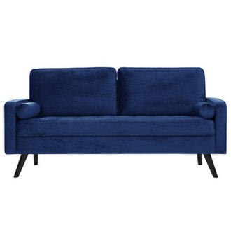 Brumback 697 Velvet Square Arm Sofa