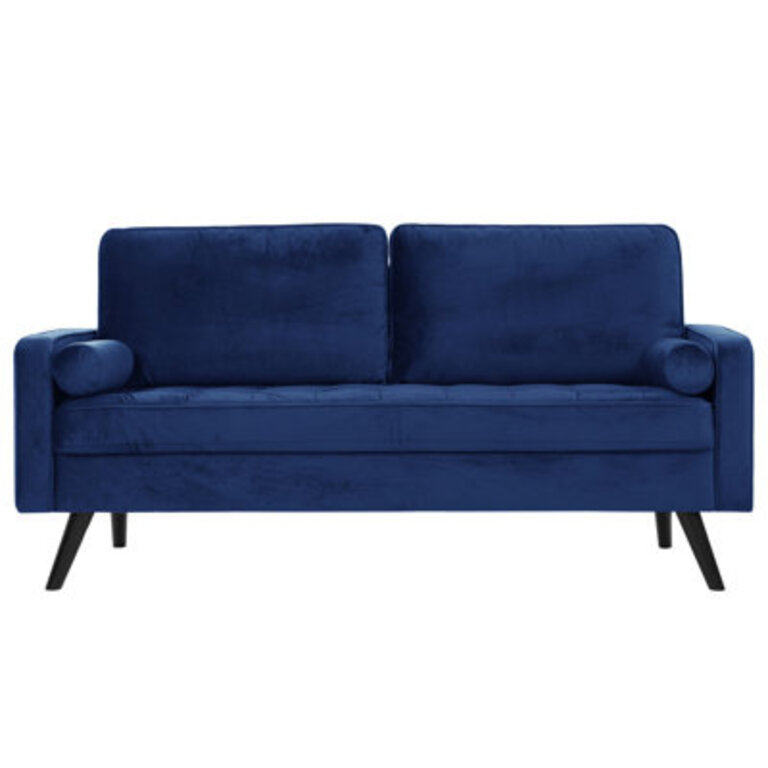 Brumback 697 Velvet Square Arm Sofa