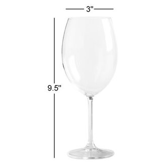 Set of 4 Rennert Red Wine Glasses