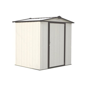 EZEE Shed Steel Storage 6 x 5 ft Galvanized Low Gable