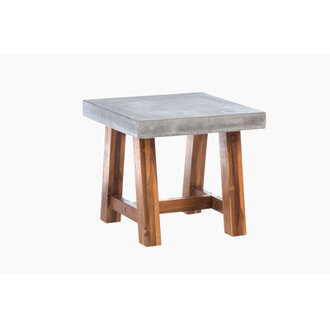 Gwendolynn Concrete Top End Table