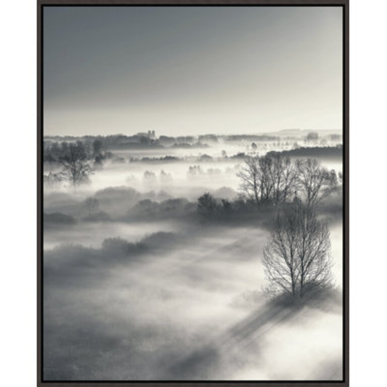 Misty Fall II by David Keochkerian - Photograph Canvas