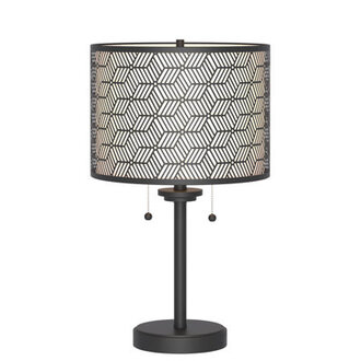 Inlight 23 High Double Shade Pull Chain Modern Table Lamp Bulb Not Included IN-0807-2-BK