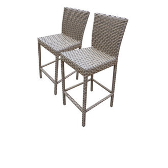 Rockport PVC Wicker Outdoor 30 Bar Stool