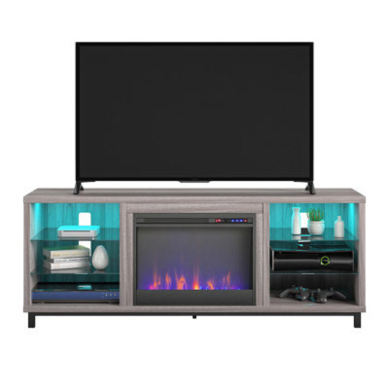 Vaske TV Stand for TVs up to 70 with Fireplace Included