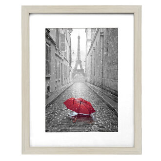 Damaine Picture Frame with Mat - Engineered Wood and Shatter-Resistant Glass