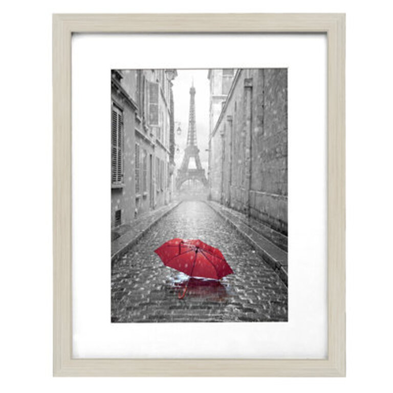 Damaine Picture Frame with Mat - Engineered Wood and Shatter-Resistant Glass