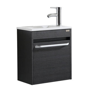 16 Bathroom Vanity Sink Combo For Small Space Wall Mounted Cabinet Set