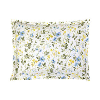 Laura Ashley Meadow Floral Cotton Blue Duvet Cover Set