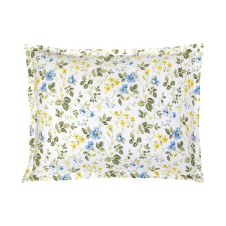 Laura Ashley Meadow Floral Cotton Blue Duvet Cover Set