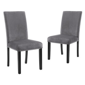 Ebeling Velvet Upholstered Side Chair