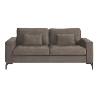 Tommy Hilfiger Austin Upholstered Sofa Contemporary Square Arms Living Room Couch for Small Space