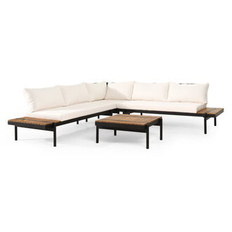 4 Piece Sectional Seating Group with Cushion
