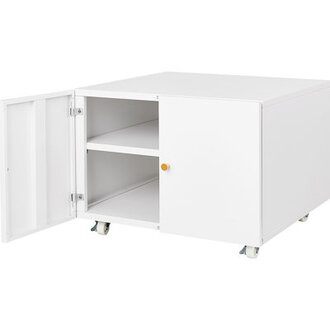 Laterrance White File CabinetPrinter TablesDoor Adjustable Shelf File Cabinet