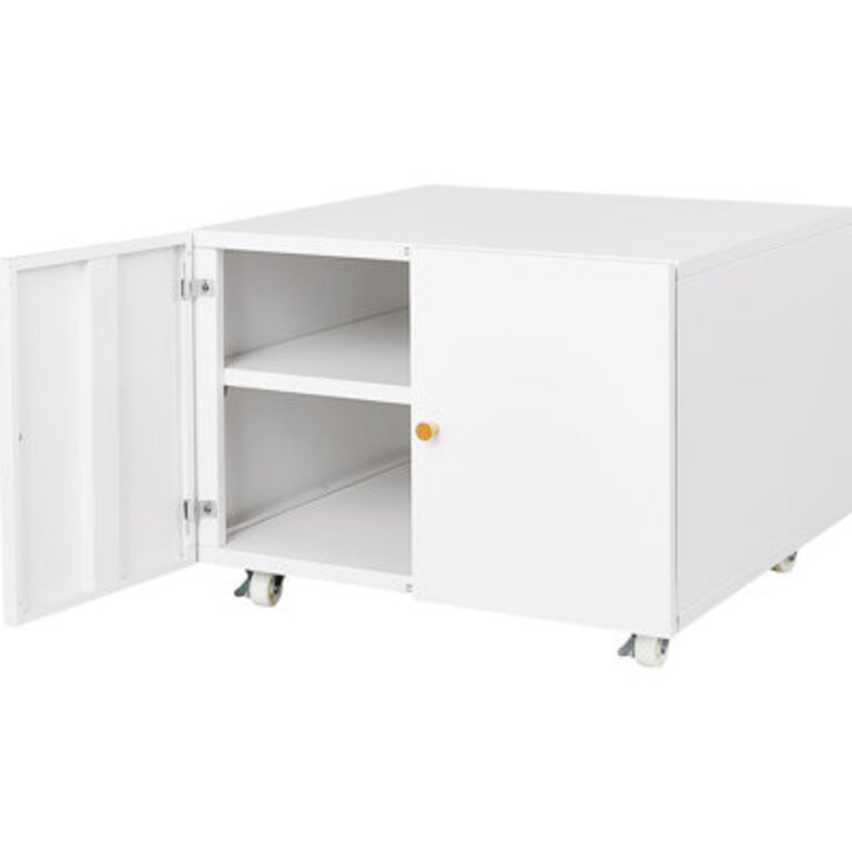 Laterrance White File CabinetPrinter TablesDoor Adjustable Shelf File Cabinet