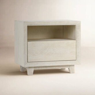 Lorinda Solid Wood Nightstand