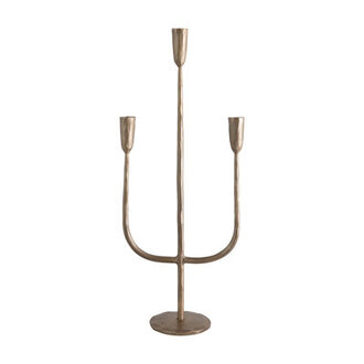 Hand-Forged Metal Candelabra