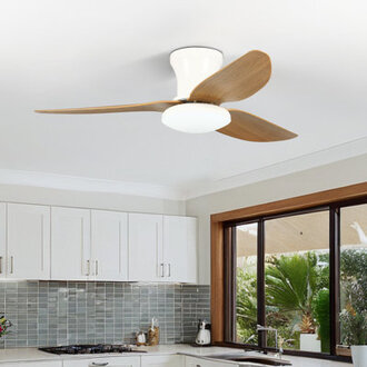 Karlena Ceiling Fan with LED Lights and Remote Control