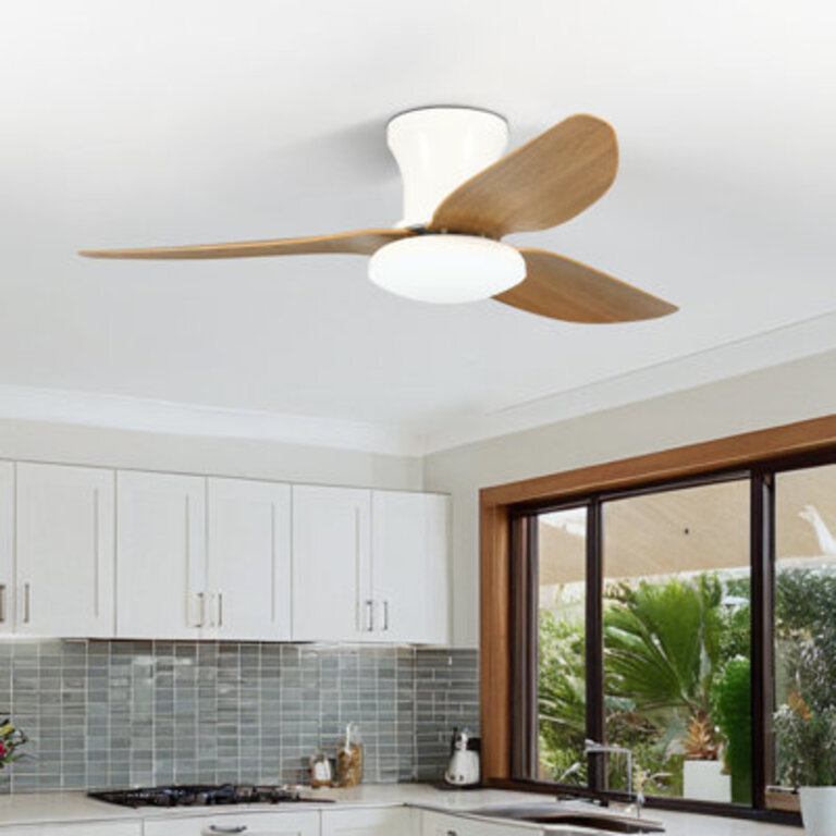 Karlena Ceiling Fan with LED Lights and Remote Control