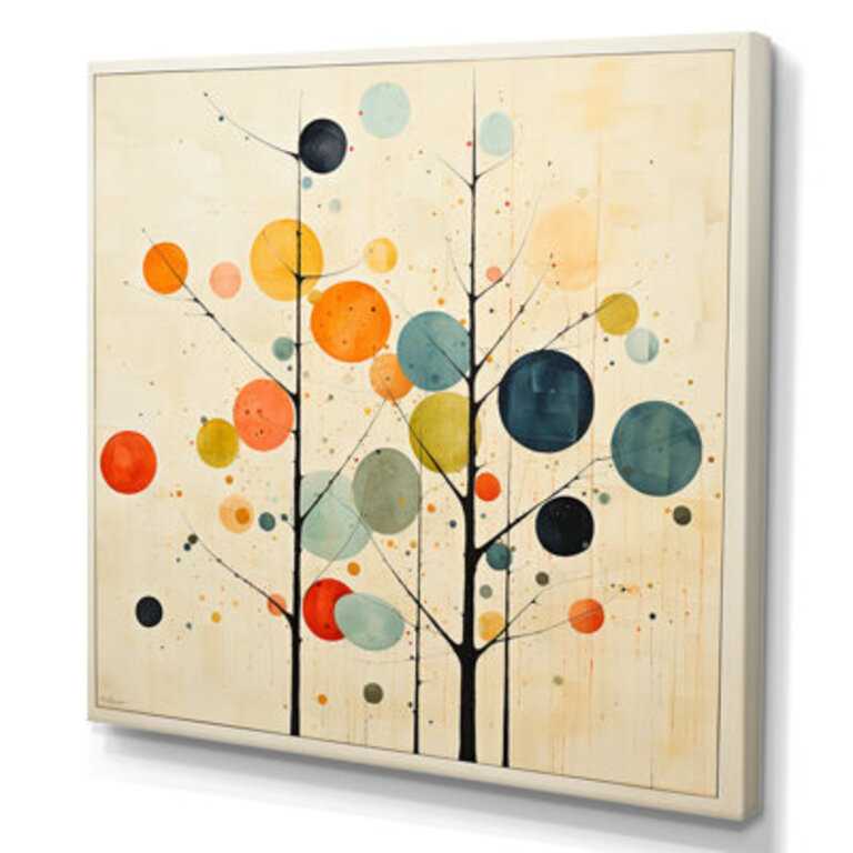 Beige Mid Century Minimalist Masterpiece - Minimalism Wall Art