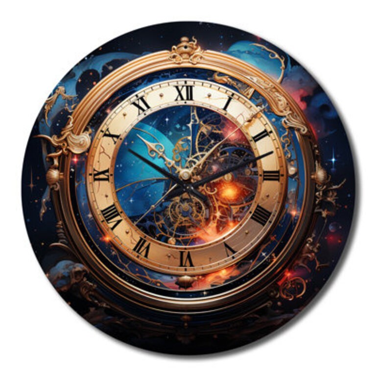 Watche Metaphysical Horology Metal Wall Clock