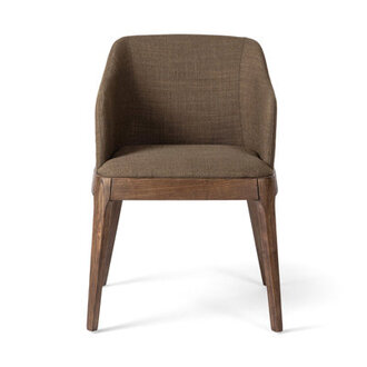 Verdi Upholstered Back Arm Chair in Bilton Olive